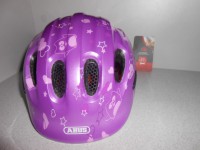Дитячий шолом ABUS SMILEY 2.0 - purple star М (50 - 55 cм)