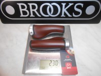 Комфортні шкіряні Brooks Ergon GP1 коричневі 130-130 мм - 4180 грн