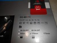 Система Shimano FC-M171- 48-38-28 - 170 мм -  1250 грн