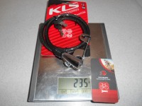 Велозамок KLS Beat 8x1000 мм, колір Black - 245 грн