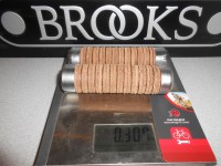 Шкіряні гріпси Brooks Plump Grips brown - 3080 грн