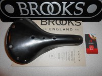 Сідло Brooks Flyer Black чорне - 6600 грн