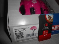 Дитячий шолом ABUS SMILEY 2.0 - pink butterfly М (50 - 55 cм)
