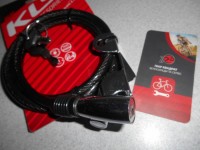 Велозамок KLS Beat 8x1000 мм, колір Black - 245 грн