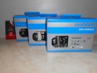 Контактні педалі Shimano PD-M520 чорні з шипами - 2100 грн
