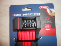 Замок ABUS Bordo 5700 UGrip Combo SH Red - 3298 грн