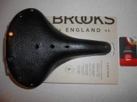 Сідло Brooks B67 Black - чорне з пружинами - 7040 грн