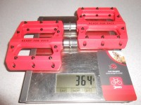 Педалі RFR FLAT ETP, червоні, 364 грами шипи - 1600 грн