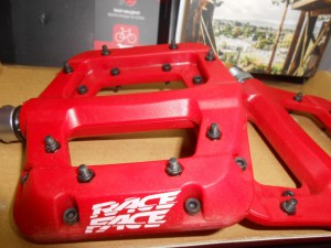 Педалі Race Face Chester червоні - 2200 грн