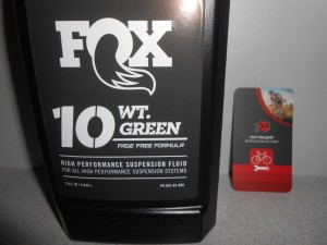 Масло вилок Fox Racing Shox Green 10 WT 100 мл - 180 грн