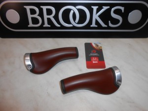 Комфортні шкіряні Brooks Ergon GP1 коричневі 130-130 мм - 3800 грн