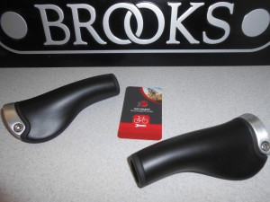 Комфортні шкіряні Brooks Ergon GP1 чорні 130 -130 мм - 3800 грн