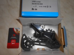 Перемикач для 12 шв Shimano Deore RD-M6100-SGS Shadow+ - 2690 грн