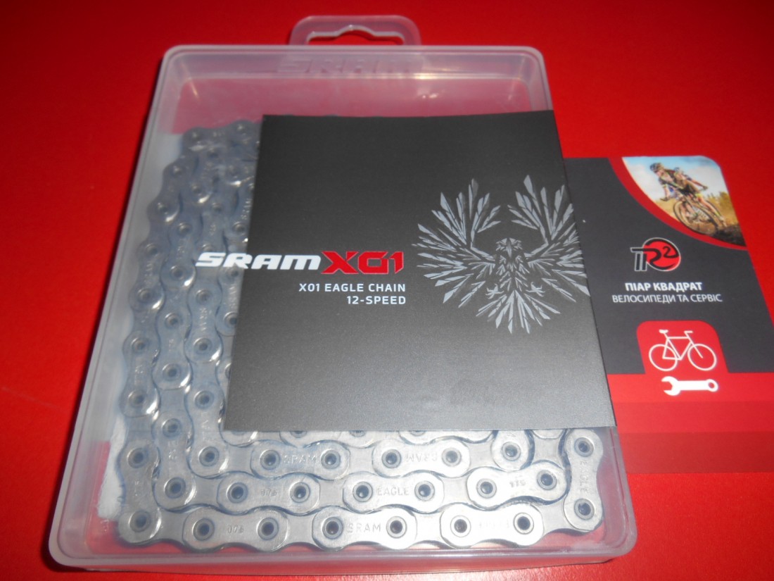 Ланцюг Sram X01 Eagle, 12 швидкостей, оригінал - 2800 грн