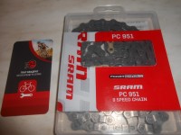 Ланцюг Sram PC 951, 9 шв, 114 л + замок - 800 грн