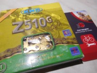 Ланцюг KMC Z510G Gold BMX 1 шв Single - 650 грн