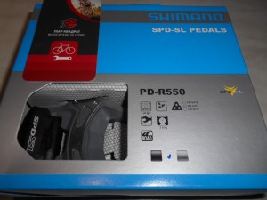 Контактні шосейні педалі Shimano PD-R550 SL SPD - 3850 грн