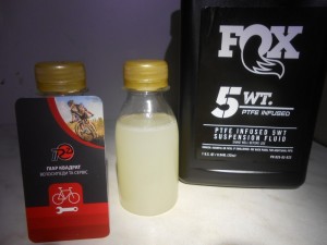 Масло Fox Suspension Fluid 5 WT PTFE Infused 100 мл - 200 грн