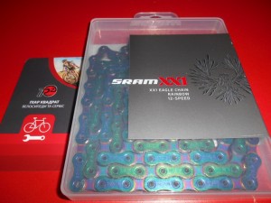 Ланцюг Sram XX1 Eagle, 12 шв, Rainbow - 3500 грн